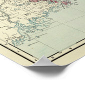 Maritieme provincies van Canada Poster (Hoek)