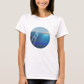 Maritieme schoonheid gletsjer- t-shirt (Voorkant)