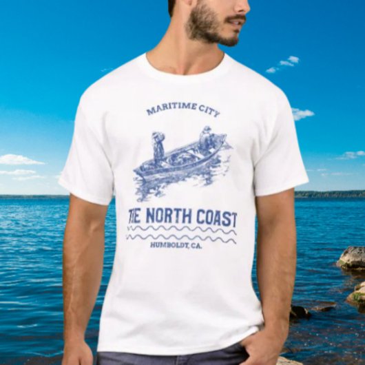 Maritieme stad: Humboldt Coastline T-shirt