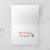 Maritieme Valentines Feestdagen Kaart (Binnen)