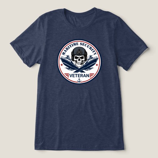 Maritieme Veiligheid Tri-Blend Shirt (Design voorkant)