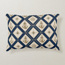 Maritieme vintage scheepsanker kompas touw kust- 