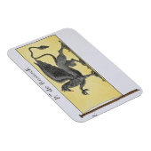 Maritieme vlag met Griffin Emblem die de Rost aand Magneet (Rechterzijde)