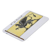 Maritieme vlag met Griffin Emblem die de Rost aand Magneet (Linkerzijde)