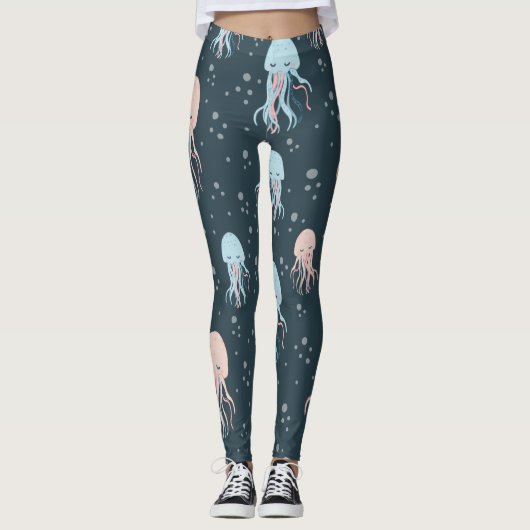 Maritim Nautic Ocean Sealife Octopus Leggings (Voorkant)