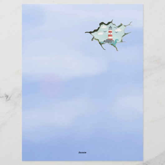 Maritim notizblock briefhoofd (Achterkant)