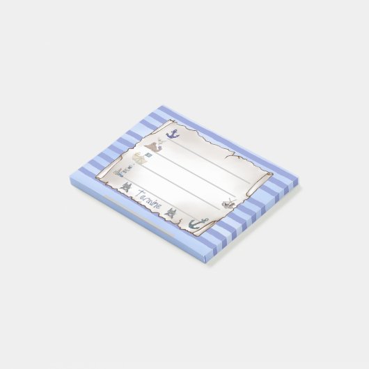 Maritim  post-it® notes (Schuin)