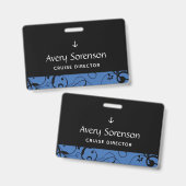 Maritime Anchor Pro Damask Badge (Voor- en achterkant)