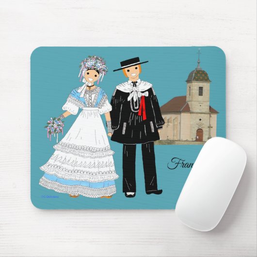 Maritime Comtois, Doubs, Frankrijk Muismat (Met muis)