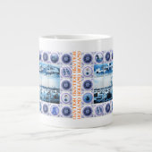  Maritime Holland Delftware Style Amsterdam Grote Koffiekop (Voorkant)