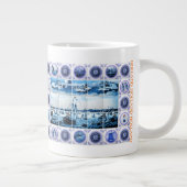  Maritime Holland Delftware Style Amsterdam Grote Koffiekop (Rechts)