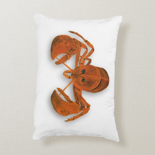 Maritime Lobster Accent Kussen (Achterkant (Verticaal))