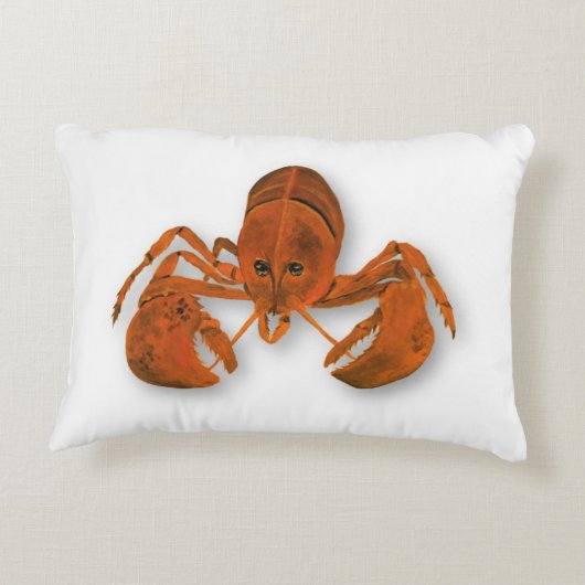 Maritime Lobster Accent Kussen (Achterkant)