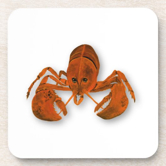 Maritime Lobster Bier Onderzetter (Voorkant)