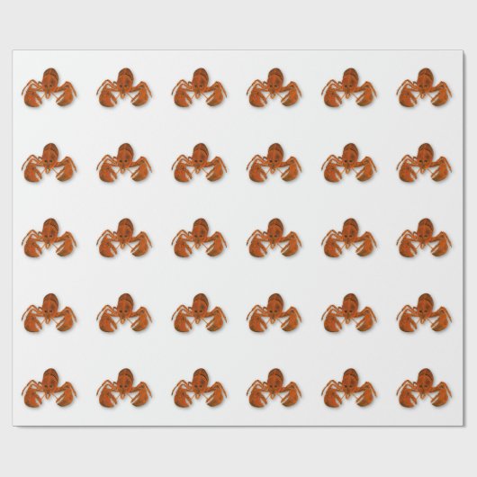 Maritime Lobster Cadeaupapier (Vlak)