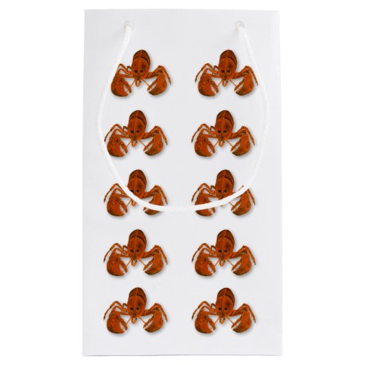 Maritime  Lobster Klein Cadeauzakje (Achterkant)