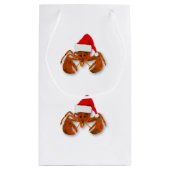 Maritime Santa Claus Lobster Klein Cadeauzakje (Achterkant)
