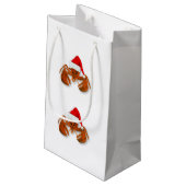 Maritime Santa Claus Lobster Klein Cadeauzakje (Achterkant Gekanteld)