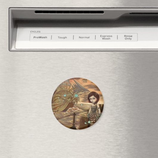 "Maritime Sunset" Magnet (Insitu (Vaatwasser))