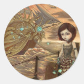 "Maritime Sunset" Sticker (Voorkant)