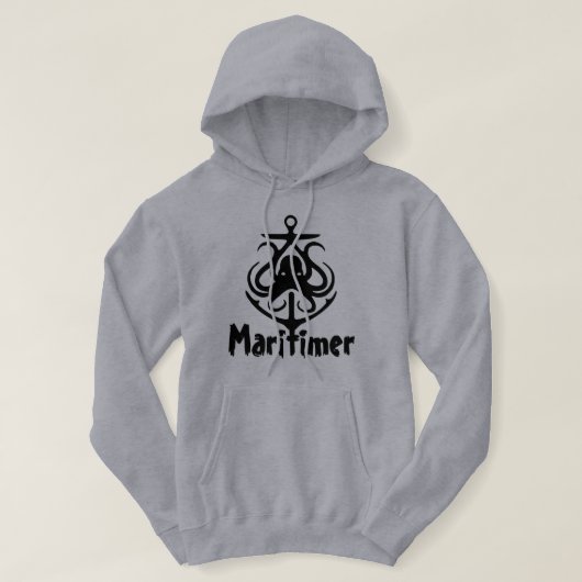 Maritimer Anchor octopus Nautical Lighthouse Route Hoodie (Design voorkant)