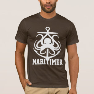 Maritimer Anchor octopus Nautical shirt
