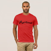 Maritimer shirt Nova Scotia Atlantic Province Red (Voorkant volledig)
