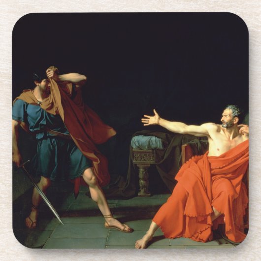 Marius te Minturnae, 1786 (olie op doek) Drankjes Onderzetter (Voorkant)