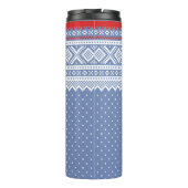 Mariusgenser Sweater Pattern Thermosbeker (Achterkant)