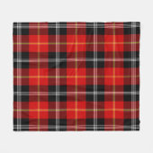 Marjoribanks Plaid Fleece Deken (Voorkant (Horizontaal))
