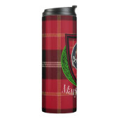 Marjoribanks Scottish Clan Tartan & Crest Thermosbeker (Gedraaid links)