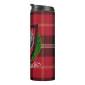 Marjoribanks Scottish Clan Tartan & Crest Thermosbeker (Geroteerd rechts)