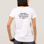 Marjorie Taylor Greene voor President 2024 T-shirt (Achterkant)