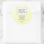 MARK 10:15 RONDE STICKER (Tas)