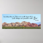 Mark 10:27 Poster (Voorkant)