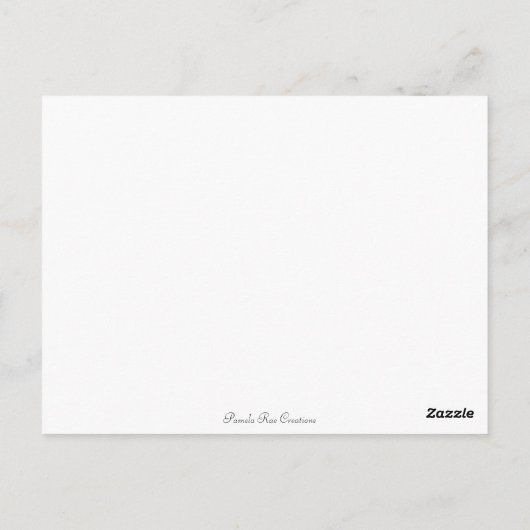 Mark 10:27 Scripture Post Card Briefkaart (Achterkant)