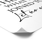 Mark 10:9 Joined togeather Poster (Hoek)