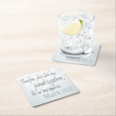 Mark 10:9 Marriage Bible Verse Kartonnen Onderzetters (Insitu)