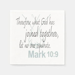 Mark 10:9 Marriage Bible Verse Servet
