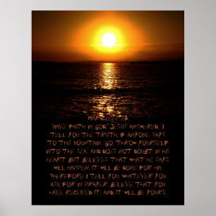 Mark 11:22-24 Poster