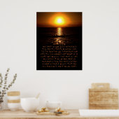 Mark 11:22-24 Poster (Keuken)