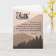 Mark 11:23 Faith Can Move Mountains Bible