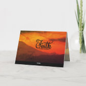 Mark 11:23 Speak met je mountainbbel Kaart (Achterkant)