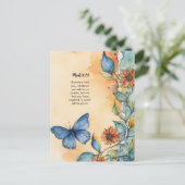 Mark 11:24 Bijbelvers Afbeelding Christelijk Briefkaart (Staand voorkant)