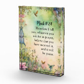 Mark 11:24 Christelijk aquarelbeeld Fotoblokken (Rechts)
