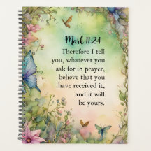 Mark 11:24 Christelijk aquarelbeeld