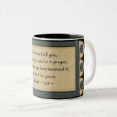 Mark 11:24: Coffee-Mok Tweekleurige Koffiemok (Voorkant rechts)