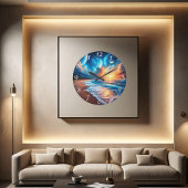 Mark 11:24 Cross Sunset Ocean Calm Grote Klok