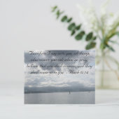 Mark 11:24 - Faith Briefkaart (Staand voorkant)