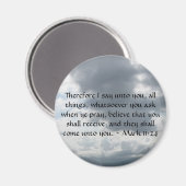 Mark 11:24 - Faith Magneet (Voorkant / Achterkant)